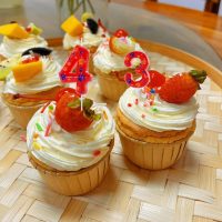 Red Blue Number 3 Dog Paw Theme Cake Toppers, Dog Patrol Birthday Candles for Kids/Baby/Children/Boy/Girl Birthday Celebrating and Decorating Party Supplies. (Red Blue Number 3) - Image 3