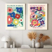 6 Pcs Flower Botanical Wall Art Prints - Vintage Watercolor Floral Poster for Bedroom Living Room Apartment Dorm Coffee Bar Home Decor，7.8 X 11.8inch (Unframed) - Image 3