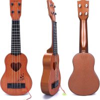 YEZI Kids Toy Classical Ukulele Guitar Musical Instrument, Brown - Image 6