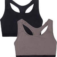 Fruit of the Loom Women's Medium Impact Sports Bras Supports Without Padding - Image 2