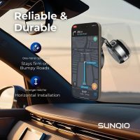 Vacuum Magnetic Car Phone Holder, Electronic Vacuum Suction with Strong Magnet, Adjustable Double Arm Folding Stand, Compatible with iPhone 16/15/14/13/12 and Most Smartphones - Image 5