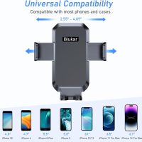 Car Phone Holder Mount, Super Stable Air Vent Cell Phone Car Mount with 2025 Metal Hook Clip, 360° Rotation,One Button Release for iPhone, Galaxy, Google, and All Other Smartphones - Image 7