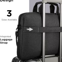 Lenovo Laptop Bag T210, Messenger Shoulder Bag for Laptop or Tablet, Sleek, Durable & Water-Repellent Fabric - Image 7