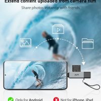 uni SD Card Reader, High-Speed USB C to Micro SD Card Adapter USB 3.0 Dual Slots, Memory Card Reader for SD/Micro SD/SDHC/SDXC/MMC, Compatible with MacBook Pro/Air, Chromebook, Android Galaxy - Image 4