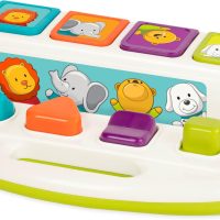 Battat – Cause – And – Effect Toy – Developmental Toy With Buttons & Colors – Color Sorting Animal Toys – For Kids, Toddlers, Babies – 18+ Months – Pop – Up Pals - Image 8
