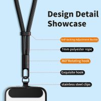 Hand Wrist Strap Lanyard,Universal Cell Phone Multifuctional Patch Lanyards for Women and Men (Purple) - Image 4