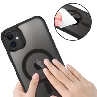 BENTOBEN for iPhone 11 Phone Case, Phone case for iPhone 11 Magnetic Case [Compatible with Mag Safe] Translucent Matte Slim Shockproof Anti-Fingerprint Protective Cover for iPhone 11 6.1’’ Black - Image 5