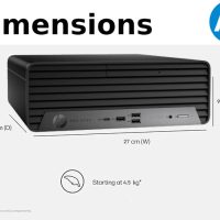 HP ProDesk 400 G9 SFF Business Desktop Computer, Intel CPU, 32GB RAM, 1TB PCle SSD, Dual 4K Display Support, USB-C, HDMl, RJ-45, Wi-Fi, Wired Keyboard & Mouse, Windows 11 Pro - Image 4