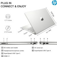 HP Flagship 15.6" HD Touchscreen Laptop Computer, 6-Core Intel i3 Processor, 64GB RAM, 2.5TB Storage (2TB SSD + 500GB Ext), Wi-Fi, Long Battery, HubxcelAccessory, Lifetime Office 2024, Win 11 Pro - Image 7