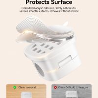 6-Pack Magnetic Cable Clips Cord Organizer-Cable Smooth Adjustable, Rocoren Desk Cable Management Accessories,Cable Holder Clips Wire Holder Keeper for Desktop,Nightstand,Home Office,Workspace,Phone - Image 7