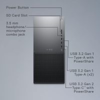 Dell XPS 8960 Desktop Computer Tower - 14th Gen Intel Core i9-14900 24-Core Processor, 64GB DDR5 RAM, 4TB NVMe SSD, NVIDIA GeForce RTX 4060 Ti 16GB GDDR6 Graphics, Windows 11 Pro - Graphite Black - Image 5