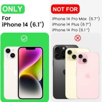 LOVE 3000 Designed for iPhone 14 Case, Premium Silicone with [Soft Anti-Scratch Microfiber Lining] Shockproof Protective Phone Case for Men Women Girls 6.1", Chalk Pink - Image 6