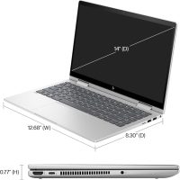 2025 HP Envy x360 2-in-1 Touchscreen Laptop (14" FHD, Intel 10-Core Core 5 120U (> i7-1355U), 8GB RAM, 512GB SSD) for Creator, Designer, Photographer, 5MP Webcam, Fingerprint, Backlit KB, Win 11 Home - Image 9