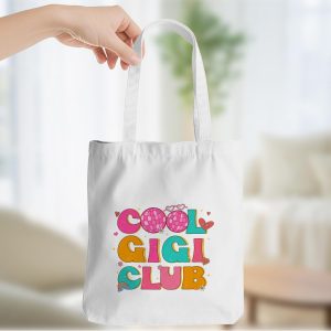 Grandma Gifts Funny Gigi Canvas Tote Bag Beach Bag Reusable Shopping Grocery Bags for Women Female Nana Grandmother Birthday Mothers Day Christmas Friendship