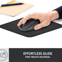 Logitech Mouse Pad - Studio Series, Computer Mouse Mat with Anti-Slip Rubber Base, Easy Gliding, Spill-Resistant Surface, Durable Materials, Portable, in a Fresh Modern Design, Graphite - Image 2