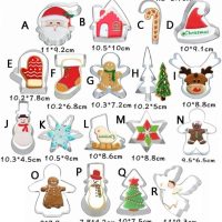 Mould Elk Bakery Accessories Multi-specification Christmas Stainless Steel Cookie Cutters Festive Atmosphere(E) - Image 2
