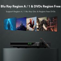 Blu Ray DVD Player, 1080P Home Theater Disc System, Play All DVDs and Region A 1 Blu-Rays, Support Max 128G USB Flash Drive + HDMI/AV/Coaxial Output + Built-in PAL/NTSC with HDMI/AV Cable - Image 6
