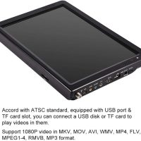 Pomya 12 inch Digital Television ATSC Portable TV 1080P HD HDMI Video Player for Home Car (US) - Image 4