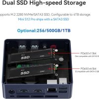 Beelink Mini S12 Pro Mini PC, Intel 12th Gen N100 (4C/4T, up to 3.4GHz), 16GB DDR4, 500GB SSD, Desktop Computer Support Dual HDMI 4K@60Hz, WiFi 6, BT5.2, NAS, Low Power - Image 6