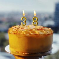 2.36" Number Candles Birthday Gifts for Women Men Birthday Decorations Birthday Candles Numbers Happy Birthday Candles for Cake 2 Candle for Women for Men (Gold, 56th) - Image 5