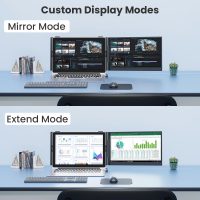 2025 Upgraded 14" Laptop Screen Extender, Ultra-Thin 1080P Laptop Monitor Extender, Ultra-Light Dual Screen Portable Monitor for 13-17.3" Laptops, Compatiable with Windows/Mac/Linux/Chrome/Android/iOS - Image 8