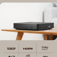 Blu Ray Player 1080P Blu-ray Disc Player for Home Cinema, Dolby Audio/DTS, Plays All DVDs and Region A 1 Blu Rays, Supports 128GB USB Stick, with HDMI and AV Output Connection Cable, NTSC US Standard - Image 2