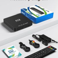 Blu Ray Player 1080P Blu-ray Disc Player for Home Cinema, Dolby Audio/DTS, Plays All DVDs and Region A 1 Blu Rays, Supports 128GB USB Stick, with HDMI and AV Output Connection Cable, NTSC US Standard - Image 9