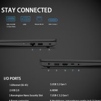 Lenovo V14 Gen 4 Business Laptop (14" FHD Anti-Glare, Intel 10-Core i7-13620H, 40GB RAM, 1TB SSD), Webcam with Privacy Shutter, Ethernet, Wi-Fi 6, HDMI, Bluetooth, Win 11 Pro w/ Copilot, Black - Image 7