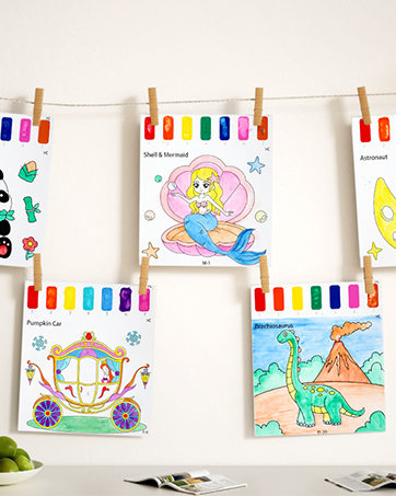 Paint with Water Coloring Books for Kids