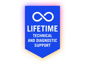 Lifetime technical and diagnostic support
