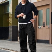 JMIERR Men's Baggy Cargo Pants Trendy Casual Parachute Pant Loose Fit Harem Joggers with Pockets for Streetwear - Image 5