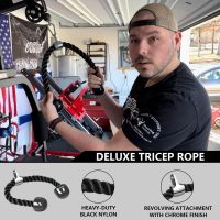 Cable Machine Attachment Set LAT Pulldown Attachments Weight Machine Accessories for Home Gym - Image 5