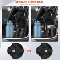 Newlest 2 in 1 Phone Mount for Car Cup Holder with Adjustable Base, Phone Holders for Car Cupholder, No Shaking 360° Flexible Neck Phone Mount for All 4-7” Smartphones, Cup Holder for Most Bottles - Image 3