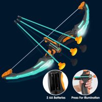JOYIN Kids Bow and Arrow Set, LED Light Up Archery Toy Set with 9 Suction Cup Arrows, Target & Arrow Case, Indoor and Outdoor Hunting Play Gift Toys for Kids, Boys & Girls Ages 6-12 - Image 2