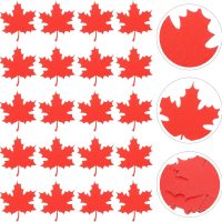 20Pcs Glitter Paper Maple Leaves Cutouts Decorative Fall Leaf Paper Cuts for Autumn Home Decor Craft Projects Thanksgiving Decorations and Fall Decor - Image 6