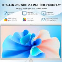 HP All in One Desktop Computer for Home, Intel Celeron J4025, 21.5 inch FHD Anti-Glare, WiFi 6, 32 GB DDR4, 1 TB SSD, 128 GB USB Flash Drive, Home PC, Wired KB & Mouse, Win 11 Pro, w/Accessories - Image 5