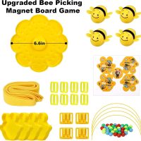 Fun Family Games for Kids and Adults,Funny Family Night Party Board Games 2025 for Kids Ages 4 and up,Boardgames for Outdoor Backyard Travel Camping,Bee Magnetic Toy Magnet Game with String - Image 2