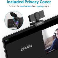 NexiGo N60 1080P Webcam with Microphone, Adjustable FOV, Zoom, Software Control & Privacy Cover, USB HD Computer Web Camera, Plug and Play, for Zoom/Skype/Teams, Conferencing and Video Calling - Image 3