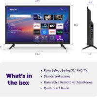 Roku Smart TV 2025 – 32-Inch Select Series, 1080p Full HD TV – Roku TV with Voice Remote – Flat Screen LED Television with Wi-Fi for Streaming Live Local News, Sports, Family Entertainment - Image 7