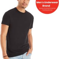 Hanes T-Shirt Pack, Stay-Tucked Cool & Breathable Cotton Tees, Best Undershirts for Men - Image 2