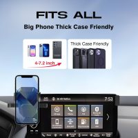 Car Phone Holder for 2023-2025 Honda HR-V Accessories,Adjustable GPS HR-V Phone Mount for 9-inch Screen,Hands-Free Ultra Stable HRV Air Vent Phone Stand - Image 6