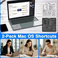 Mac OS Shortcut Stickers (2-Pack) – MacBook Keyboard Cheat Sheet for macOS (2025) – Waterproof Removable Vinyl Decals for MacBook Air/Pro, M1/M2/M3/M4 - Image 6
