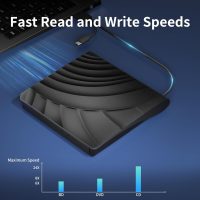 External Blu Ray Drive, 3D Portable Bluray Drives, USB 3.0 Type-C External Blueray/DVD Drive for Pc Desktop, CD DVD Burner and BD Reader for MacBook Laptop Compatible with Mac OS Windows XP/7/8/10/11 - Image 4