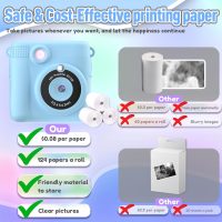 Kids Camera Instant Print, Christmas Birthday Gifts for Kids Age 3-12, Selfie Digital Camera with 1080P Videos,Toddler Portable Travel Cameras Toy for 4 5 6 7 8 9 Year Old Boys Girls-Blue - Image 5