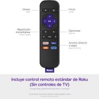 Roku Express Dispositivo de Streaming HD para TV (Spanish Edition) - Con VIX Premium, Control remoto con botones de acceso rápido I Roku Express HD Streaming Device for TV, with VIX Premium Offer - Image 6