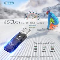 USB3.0 Micro SD Card Reader, 5Gbps 2-in-1 SD Card Reader to USB Adapter, Wansurs Memory Card Reader for SDXC, SDHC, MMC, RS-MMC, Micro SDXC, Micro SD, Micro SDHC and UHS-I Cards (1Pack Black) - Image 3
