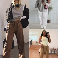 ATHMILE Womens Sweatpants 2025 Fall Baggy Wide Leg Sweatpant Fleece Lined Straight Leg Sweat Pants - Image 5