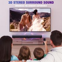 Sound Bar, 100W Sound Bar for Smart TV, Bluetooth 5.3 Soundbar, 2 in 1 Detachable Home Speaker Bass Effect, Home Theater Surround Sound, ARC/Optical/AUX/USB Connections, for TV/PC/Projectors - Image 8