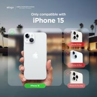elago Compatible with iPhone 15 Case, Liquid Silicone Case, Full Body Protective Cover, Shockproof, Slim Design, Anti-Scratch Soft Microfiber Lining, 6.1 inch (Light Blue) - Image 2