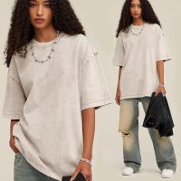 Arssm 3 Pack Men Oversized T Shirts Vintage Tee Loose Fit Short Sleeve Casual Streetwear Baggy Washed Unisex Tops - Image 2